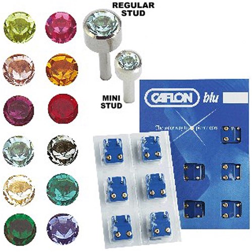 Stud Silver Mini Birthstone Assorted